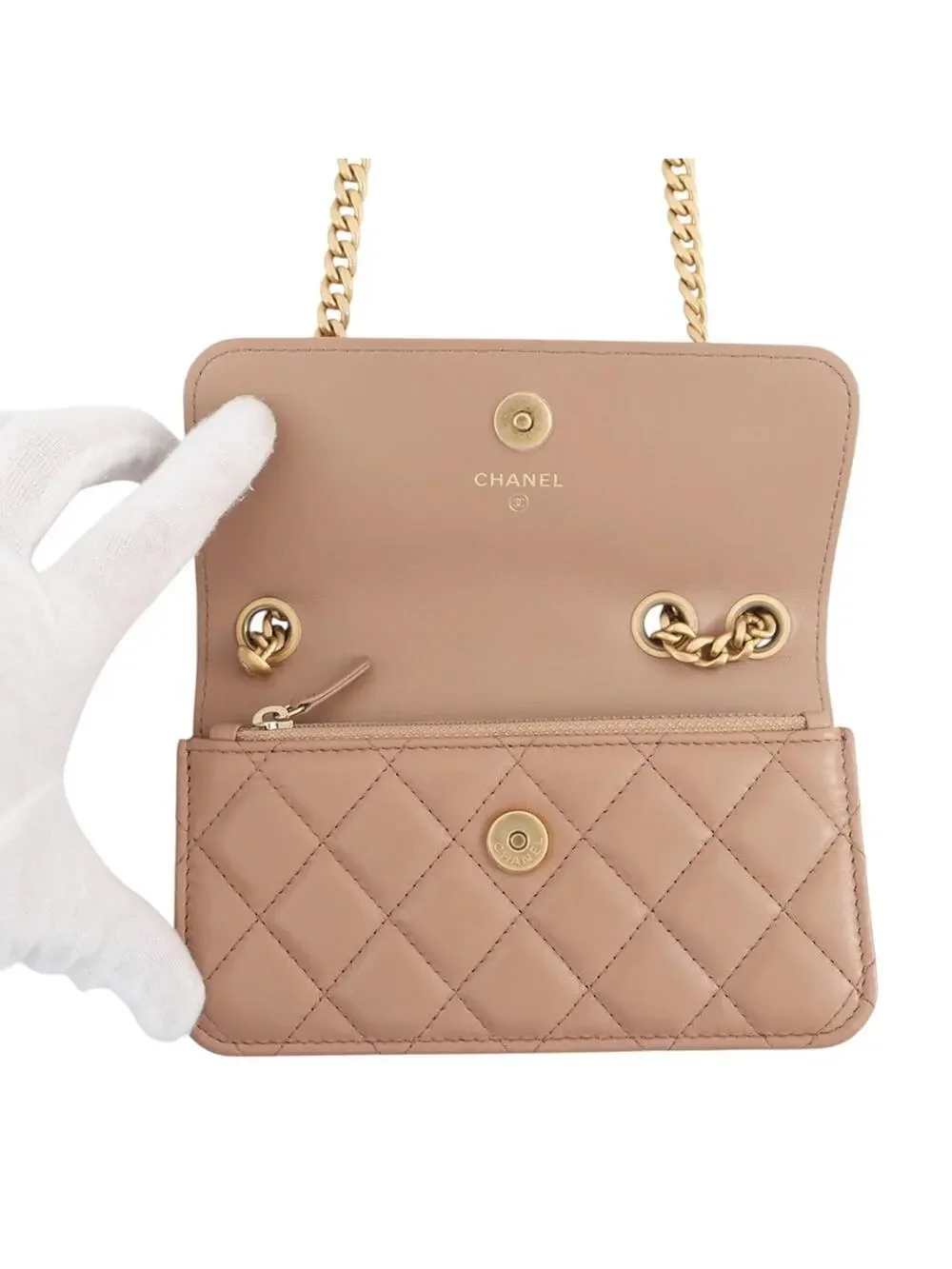 Chanel Sweet Camellia Flap Phone Holder #287631C36B